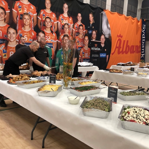Grillbuffet på Fyn